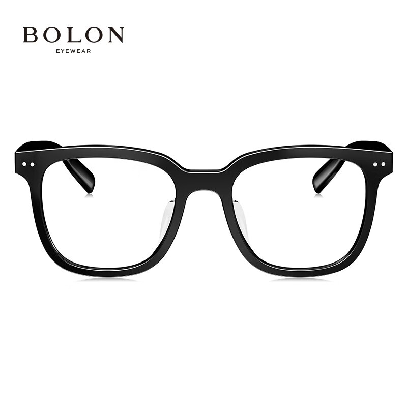 暴龙(BOLON)近视眼镜框 黑色时尚轻盈男女款镜架 暴龙眼镜 BJ3229 精选 B10-亮黑镜框 【单框无忧试戴】此项仅单框-如需镜片可自行选配