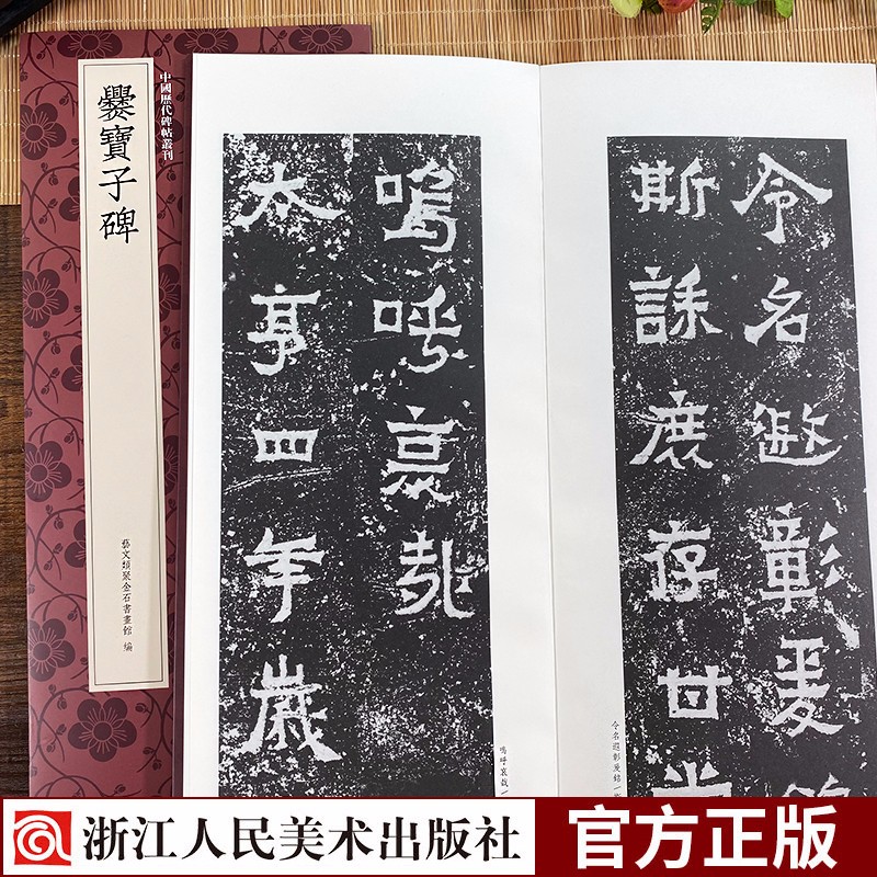 爨宝子碑 东晋时代楷书代表作高清原碑帖+近距离临摹可平摊毛笔书法注释字帖入门临摹教材中国历代碑帖丛刊浙江人民美术出版社图书籍