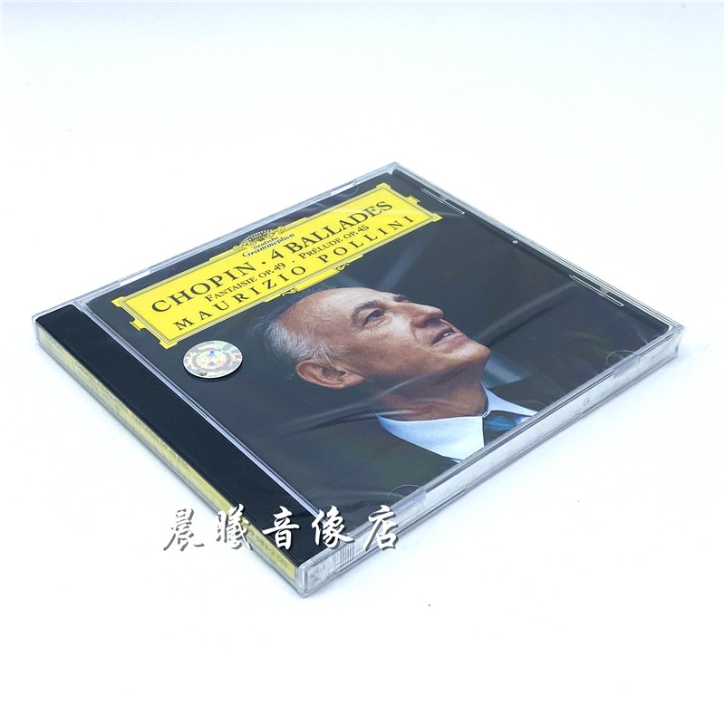 原装进口cd 正版肖邦:4首叙事曲 波利尼 钢琴曲古典唱片 4596832原版