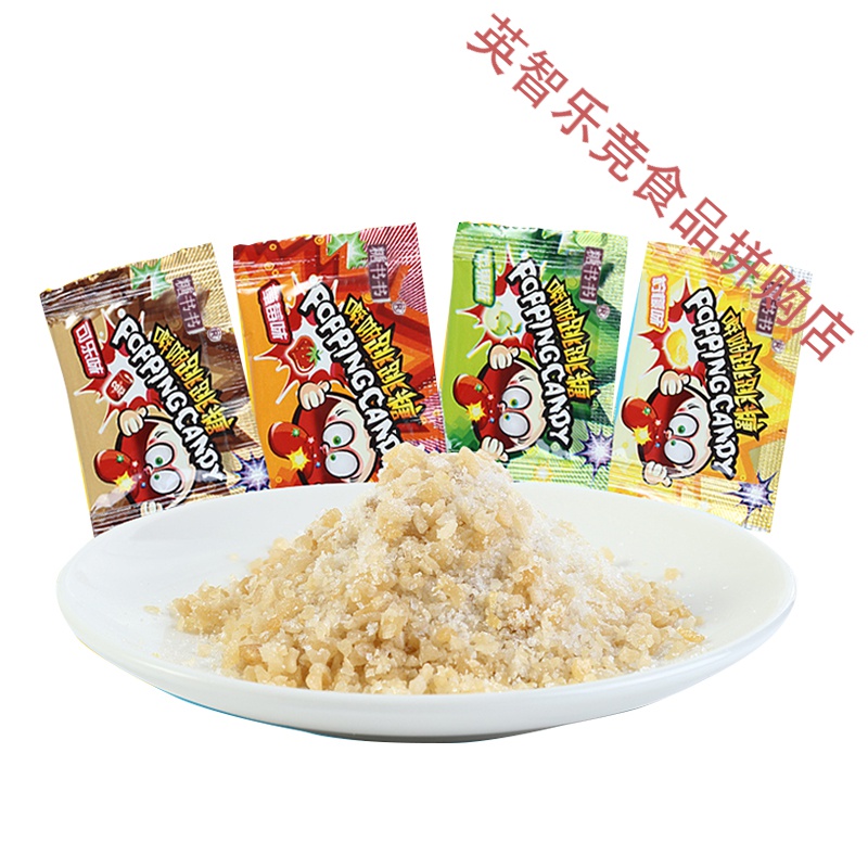 106463-500克儿童跳跳糖情趣劲爆炸糖果小包装90后怀旧休闲零食新年糖 4口味混装500克/约240包-详情图