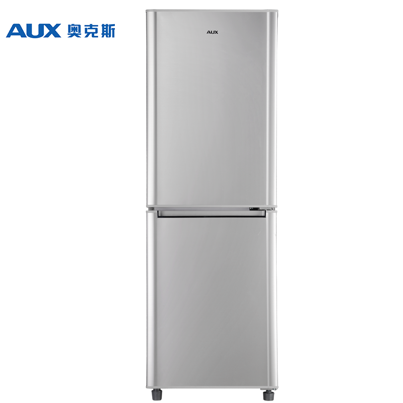 奥克斯 (AUX) 146升 双开门两门大容量小型冰箱 家用宿舍租房 节能低噪上冷藏下冷冻电冰箱 BCD-172K212L 银色