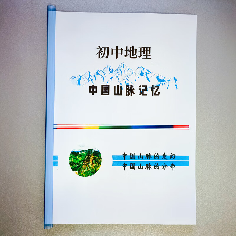 初中地理中国山脉分布走向快速记忆 各省地形轮廓形象联想识记 山脉
