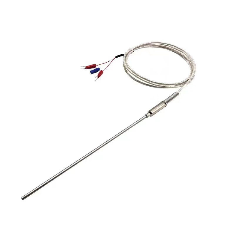 褚袆卉pt100三芯线铂热电阻铠装wzpk191温度传感器探针式感温探头pt