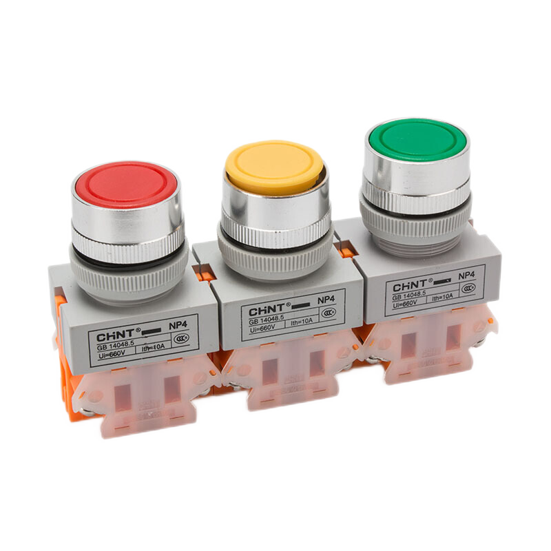 ��̩��CHNT����ť����NP4-11BN �Ը�λƽͷ��ť���� ��λ���ذ�ť�������� ��ɫ 4.93Ԫ(������)