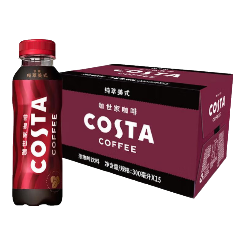 ���ڲ������ɿڿ��֣�Coca-Cola��Costa����Ũ�������� 300ml*15ƿ ������ζ��������������Ʒ ������ʽ����300ml*15ƿ/�� 53.95Ԫ