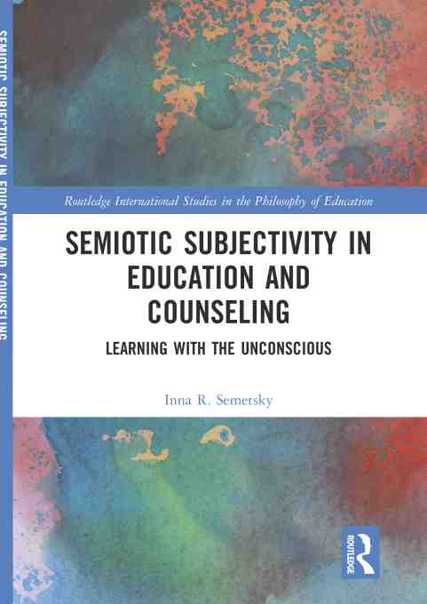 预售 按需印刷 semiotic subjectivity in education and counseling