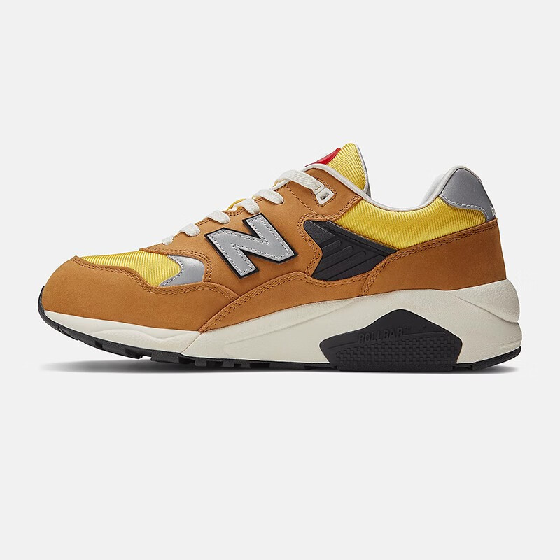 new balance新百伦 nb 580系列 轻便透气 耐磨缓震男女跑步鞋 蜂黄