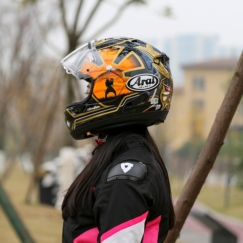 ARAI 日本进口摩托车头盔RX-7X 骑行赛道车手全盔全覆式头盔四季 Padrosa Gid金侍 建议XL【60-62】