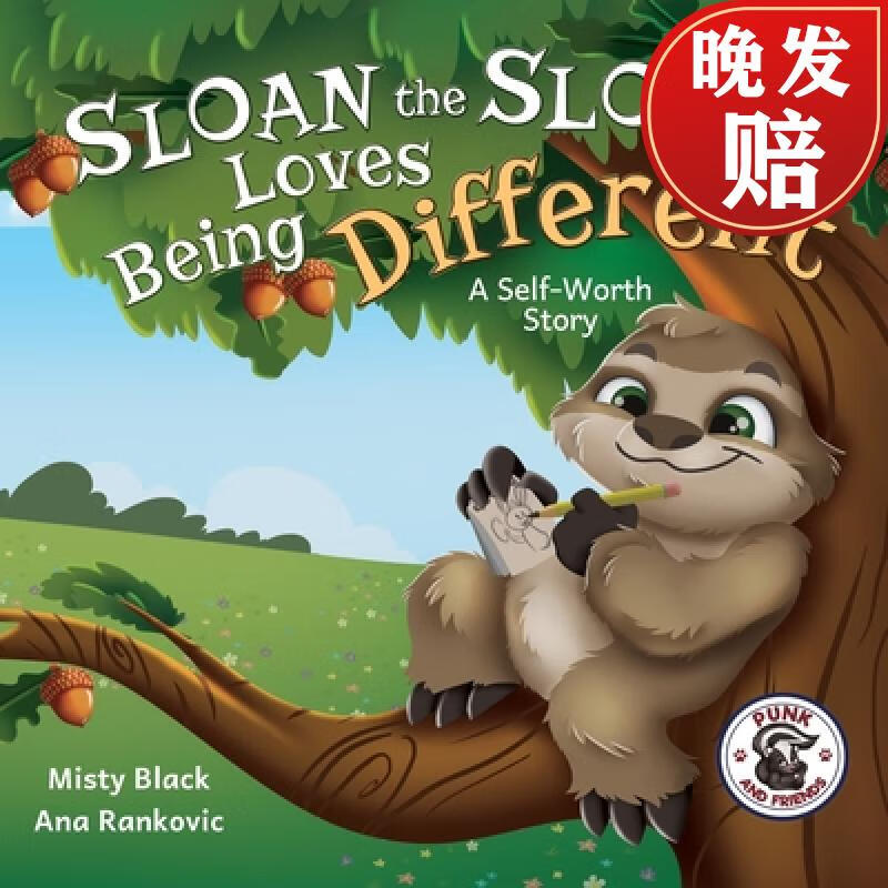 【4周达】sloan the sloth loves being different: a self-worth