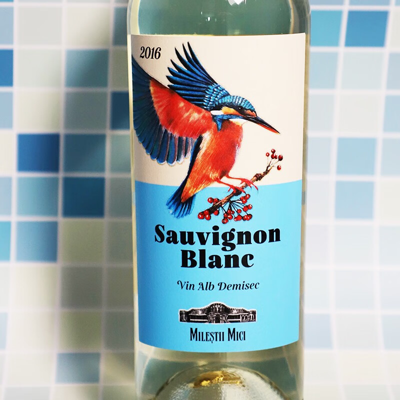 米茨百色丽长相思半干白葡萄酒 原瓶原装进口红酒 欧洲摩尔多瓦产区 6支装