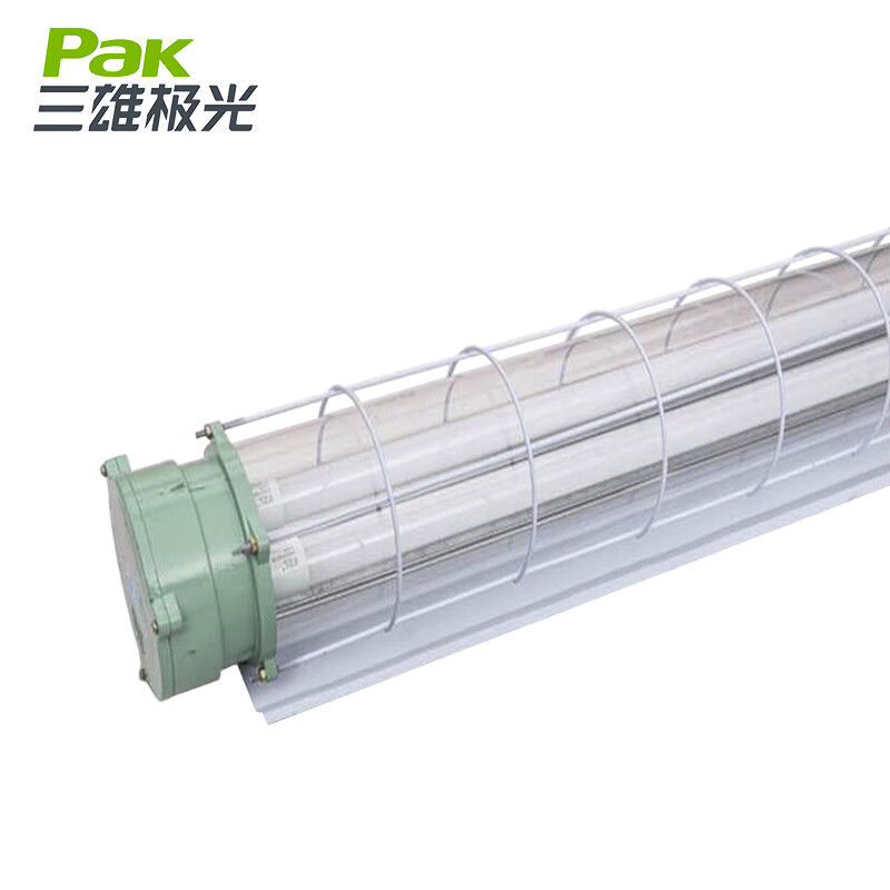 化支架仓库厂房车间工业照明t8单管三防应急隔爆灯具单管支架防爆单管