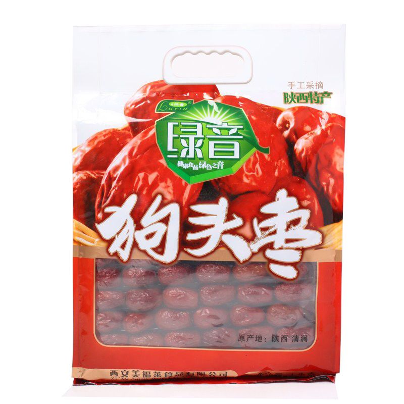 绿音陕西狗头枣1000g陕北清涧特产红枣煮粥枣泡茶枣 1000g*1袋