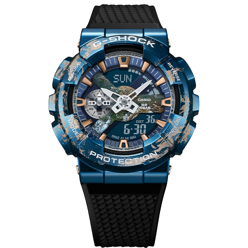 卡西欧(casio)【王鹤棣同款】地球款手表 g-shock 中国航天·太空创想