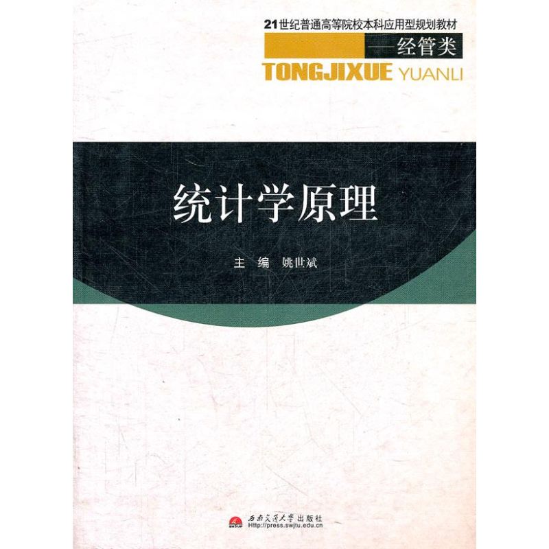 统计学原理 姚世斌 作 书籍