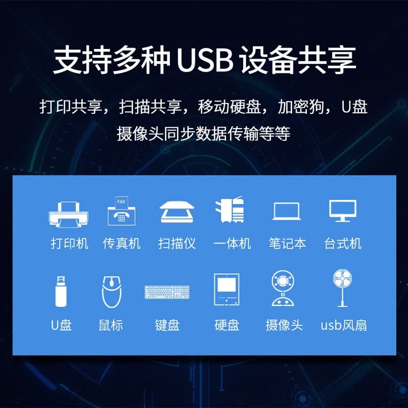 希来凯思技术（Silex Technology）DS-510 千兆有线网络USB设备服务器 打印共享服务器WiFi无线支持多设备品牌最高可连接15台设备 DS-700(USB3.0,支持跨网段）