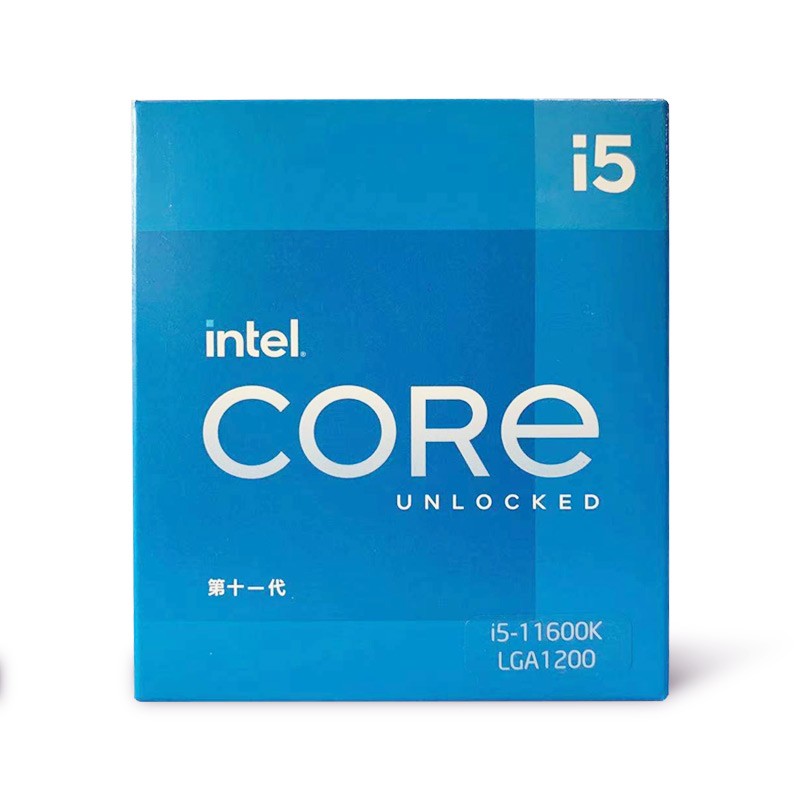英特尔 Intel i5-11600K 6核12线程 盒装C