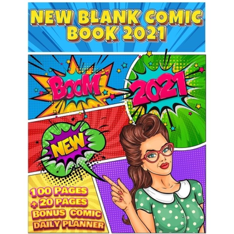 预订 blank comic book: write and draw your own co