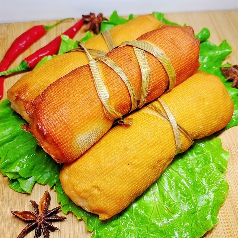 东北熏豆腐肉卷鸡肉卷肉千子干豆腐卷肉卷即食特产熏酱熟食熏豆卷 4