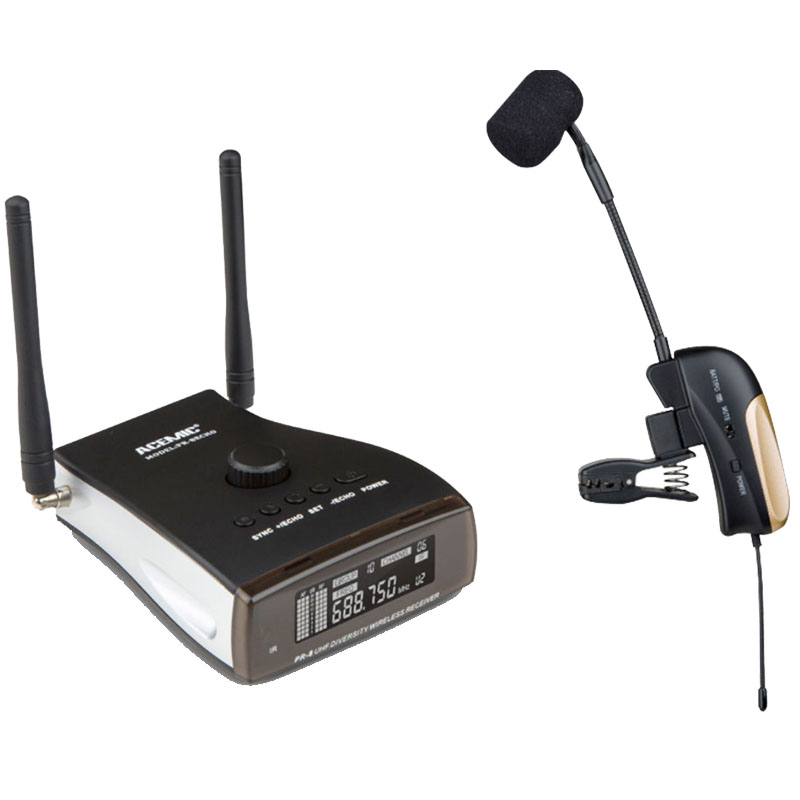 海尚爱尚达萨克斯专用无线麦克风户外舞台通用演出话筒拾音器乐器麦