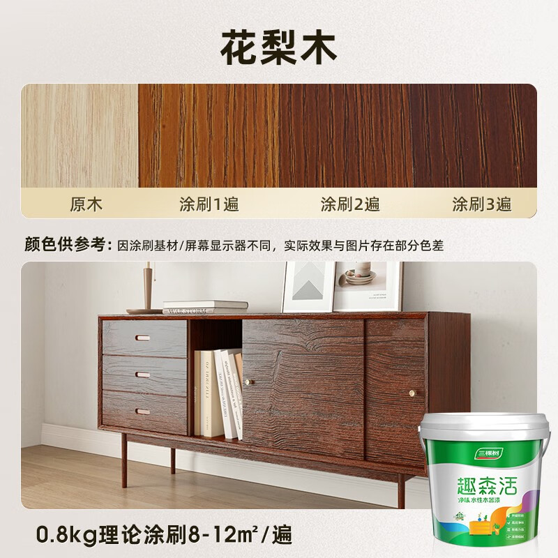 �������ᣨSKSHU�� ˮ��ľ����ľͷ�����������ˢͿ�ϼҾ߷���ľ�����ɫ���� 0.8kg����ľ��������ľ�ƣ� 52.16Ԫ