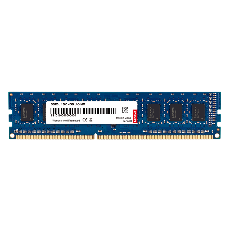 Lenovo 联想 DDR3L 1600MHz 台式机内存 普条 蓝色 4GB