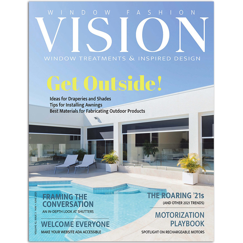 【单期可选】Window Fashion VISION 英文窗帘设计布置时尚家居杂志 2021年1. 2021年5/6月合刊