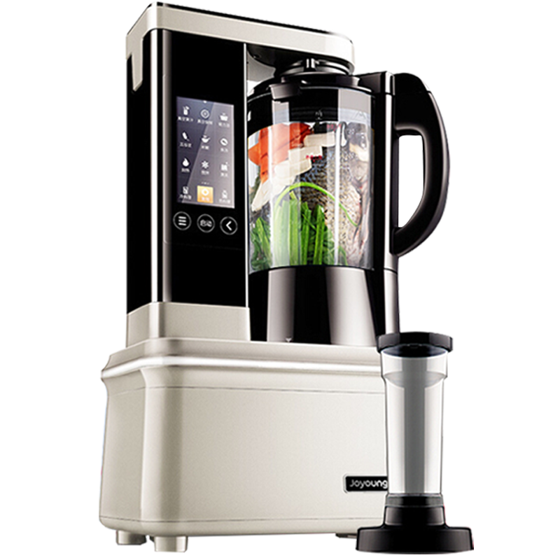 九阳真空破壁加料理机yz01家用全自动智能加热豆浆榨汁机搅拌机 浅