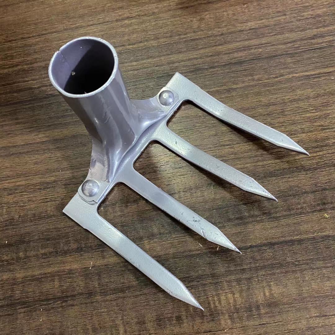 南啵丸农用钉耙多功能钢扒子铁耙子小耙子搂草松土种菜园林工具五齿