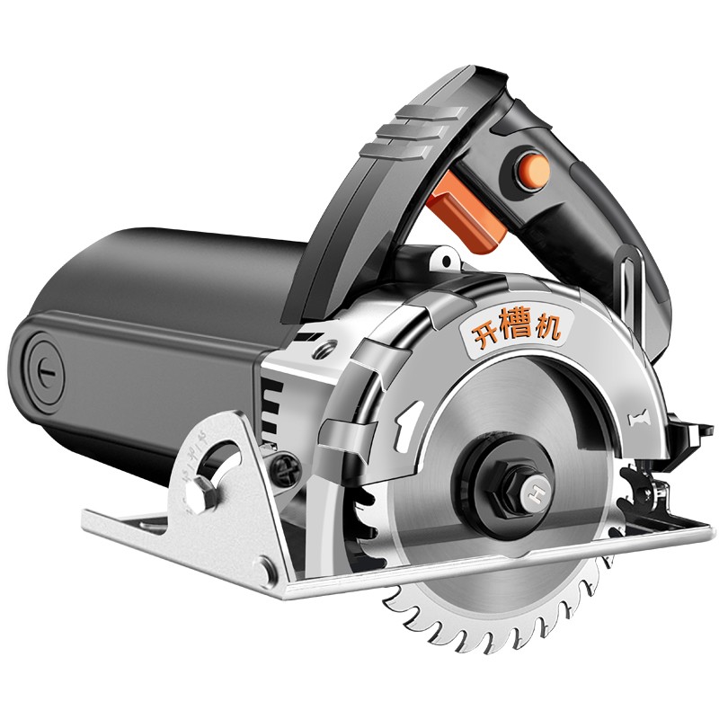 艾瑞泽切割机云石机瓷砖铝材大理石木材切割机开槽机家用大功率1580w 斜切45° 【工程款】大功率切割机