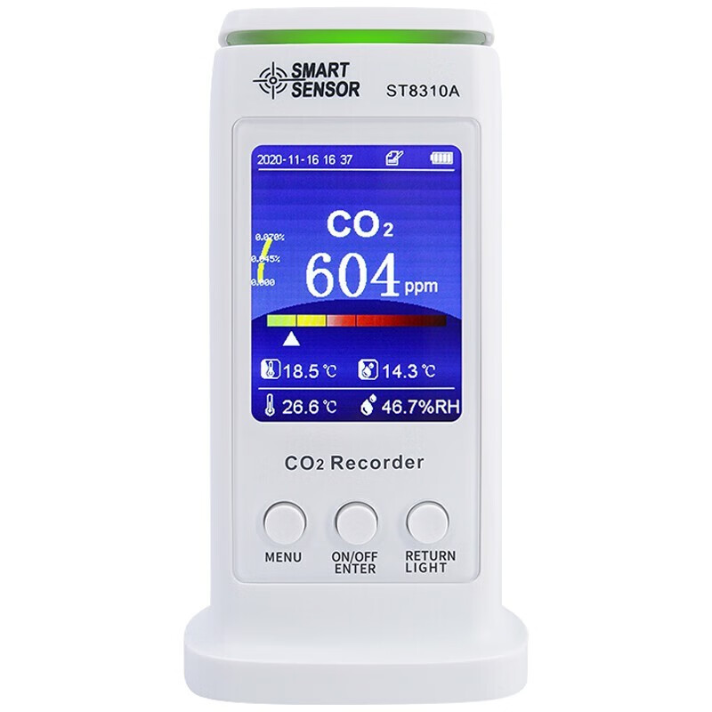 希码 ST8310A 二氧化碳检测仪CO2浓度测量仪有害气体检测仪环境温湿度监测仪