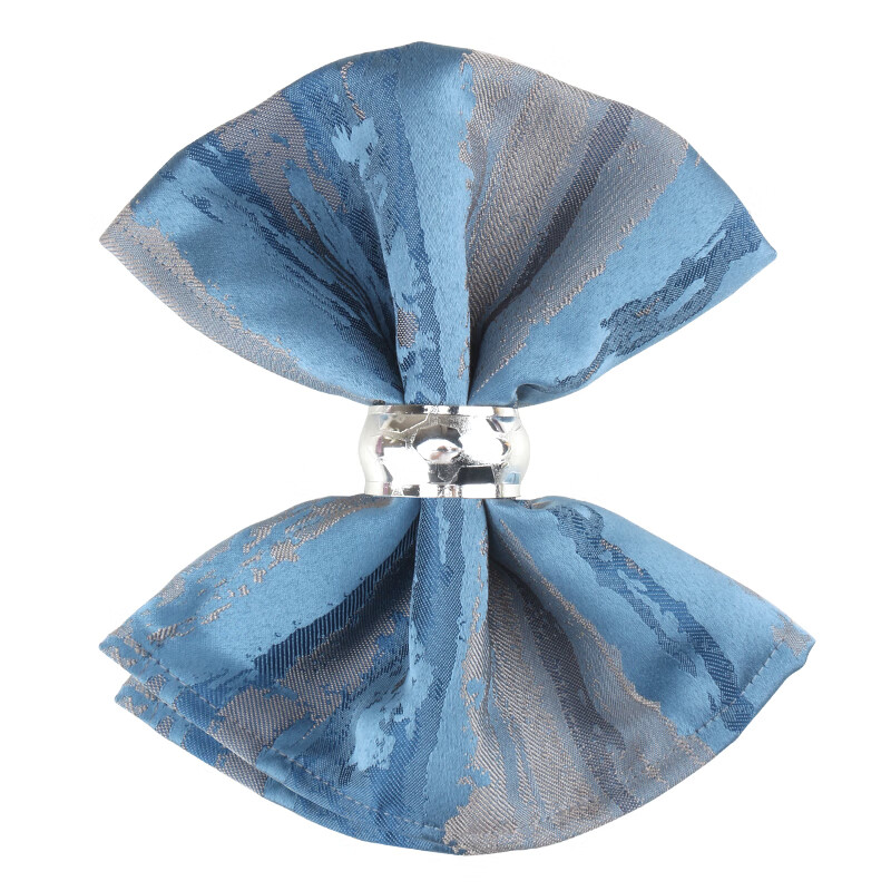 法途北欧现代轻奢高端口布西餐餐巾酒店折花小方巾主位餐席巾 梅朗