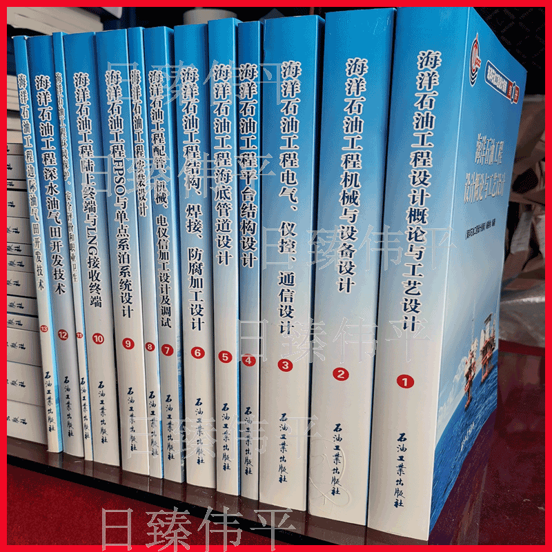 海洋石油工程设计指南（全十三册）安装设计平台结构 深水油气田工艺设计环境保护安全评价和职业卫生海底管道配管机械