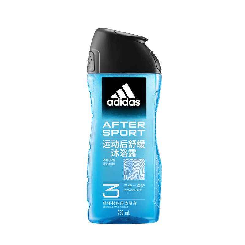 ���ϴ�˹��adidas����ʿ��ԡ¶ϴ��ˮϴ������Ч��һ ��Ӿȥ�� ��ʪ�˶����滺250ml  24.9Ԫ