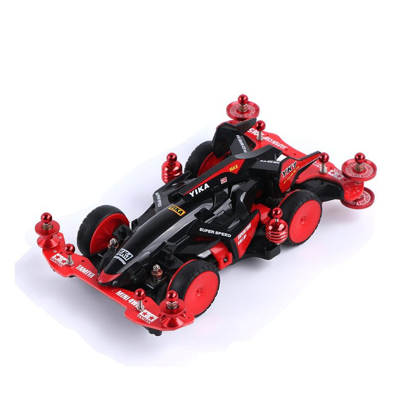 好沐音(haomuyin)龙头凤尾改装赛车 四驱兄弟 玩具 礼品 红流星四驱车