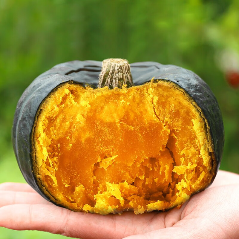 贝贝小南瓜 香甜粉糯绿南瓜 老面南瓜 新鲜蔬菜 2个