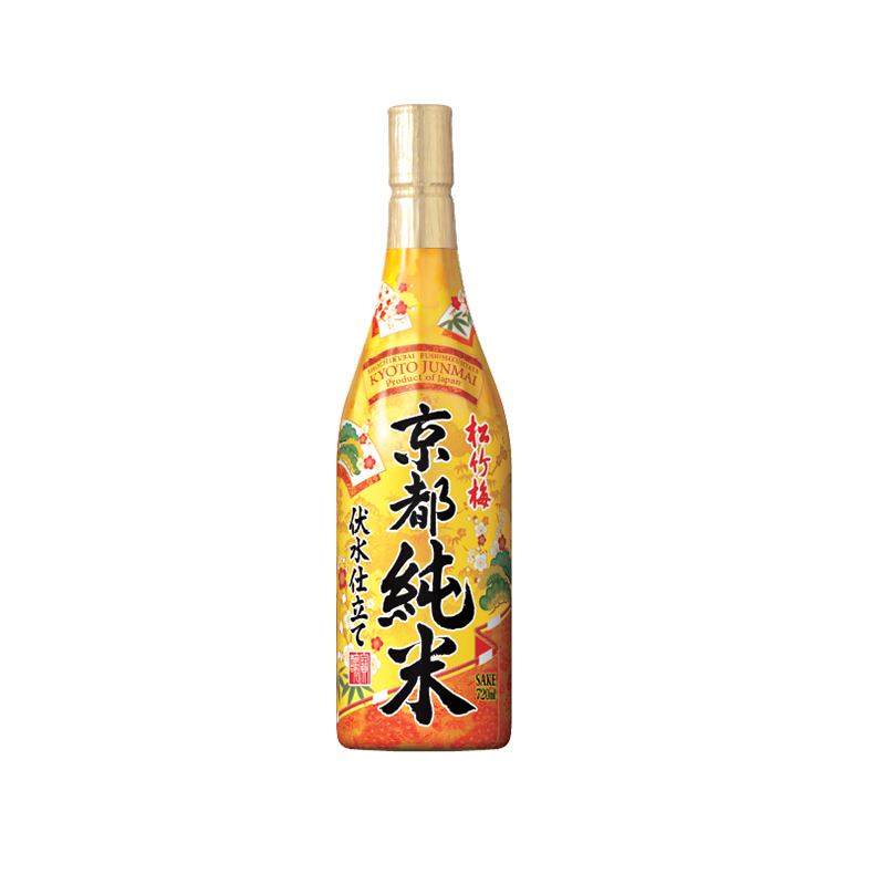 松竹梅清酒京都純米清酒720ml日本京都進(jìn)口寶酒造TaKaRa日料配餐伏見(jiàn)水 720ml