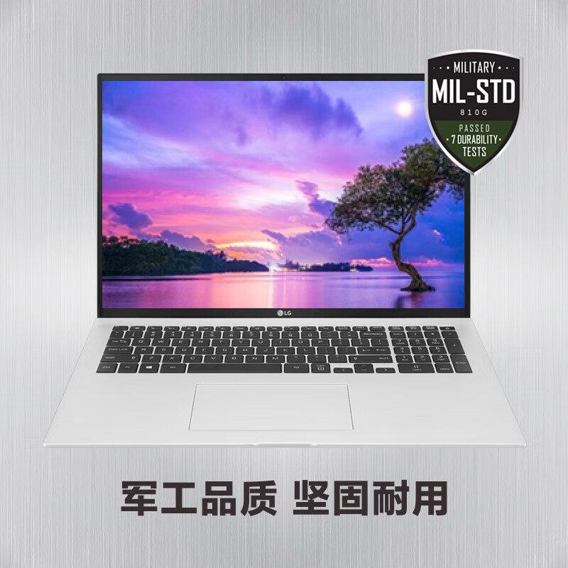 LG gram 2021款17英寸轻薄本 16:10大画面 Evo平台 笔记本电脑(11代i7 16G 1TBSSD 锐炬显卡 雷电4)银