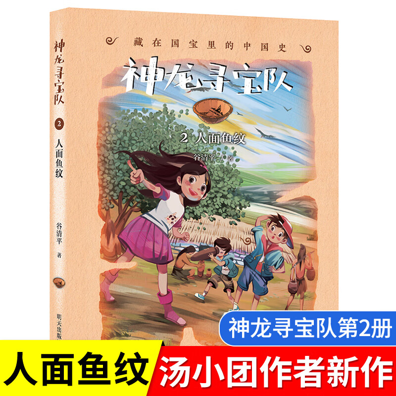 神龙寻宝队 2人面鱼纹 汤小团作者谷清平的作品单本 小学老师 三四