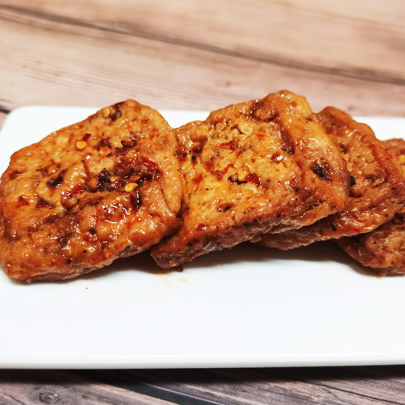 自然派爆汁豆腐100g香辣豆干素肉臭豆腐休闲零食小吃