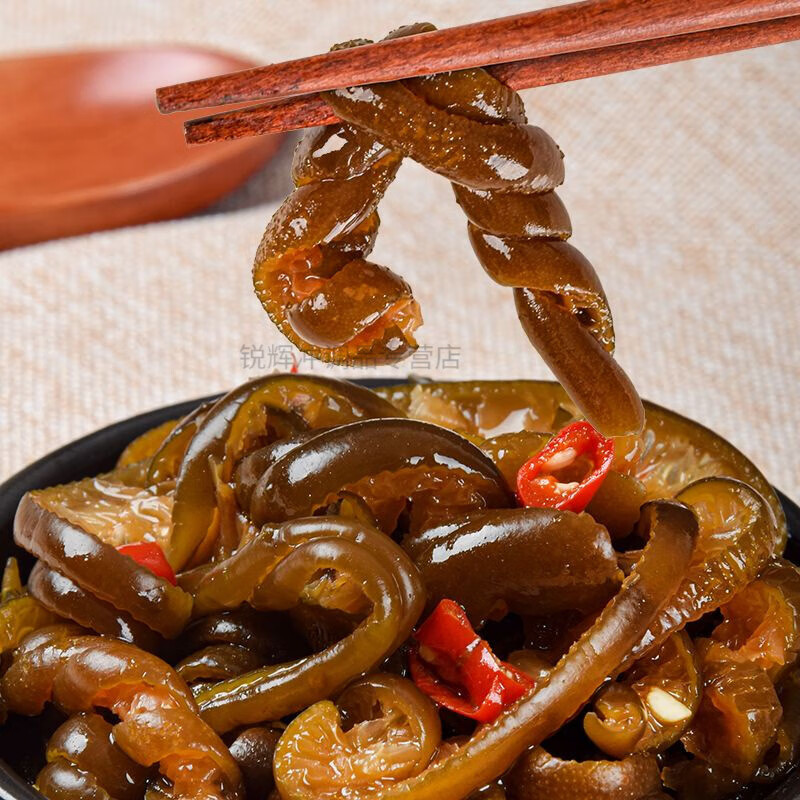 可局海茸即食海茸丝批发海茸即食小咸菜下饭咸菜袋装300g新鲜 酸辣海茸300gx1袋