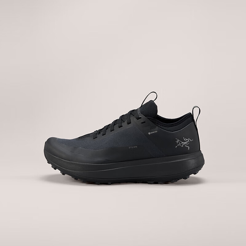 始祖鸟（ARC’TERYX）ARC'TERYX男子 越野跑鞋 SYLAN GTX 覆盖防雨水 BLACK/BLACK/黑色/黑色 6.5