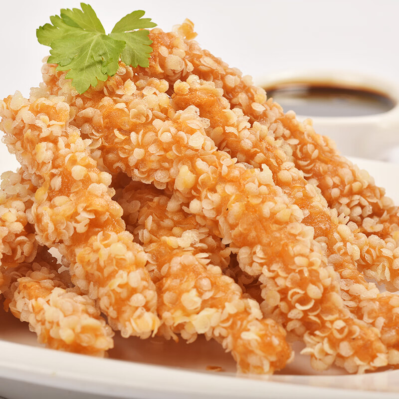 棠鲜生 雪花无骨鸡柳1000g半成品鸡米花鸡肉条奶茶店油炸小吃