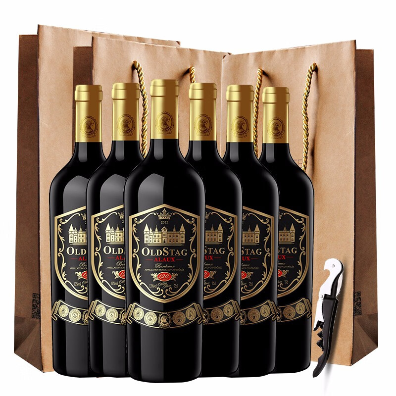 【酒庄直通】法国原瓶进口红酒整箱  波尔多欧斯特艾洛750ml*6