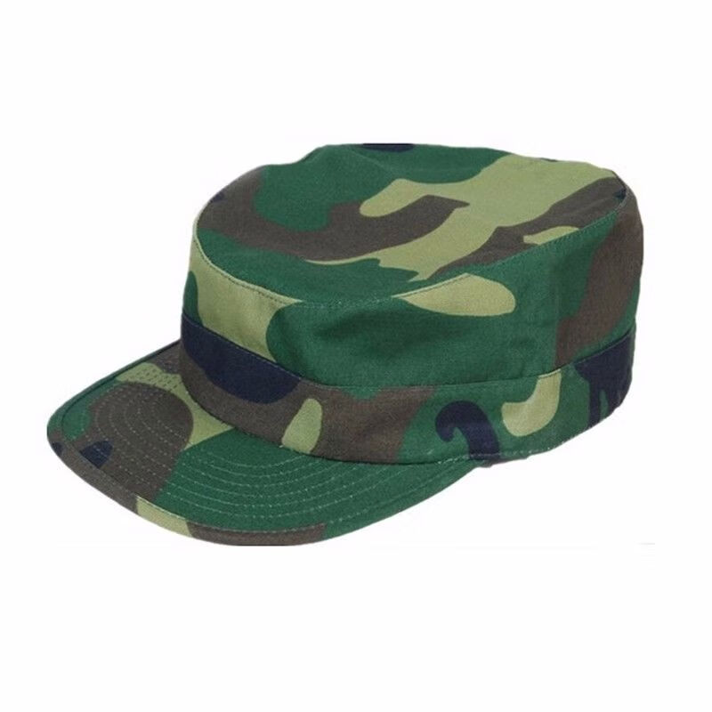 创京懿选军训帽子迷彩夏季户外迷彩帽男学生军训帽女遮阳帽鸭舌平顶帽