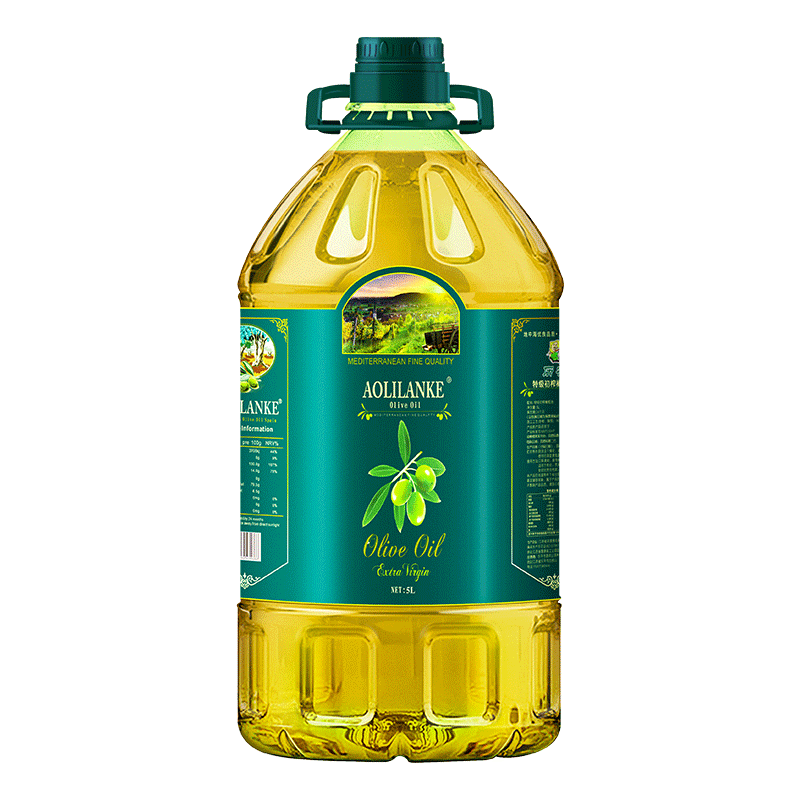 历农特级初榨橄榄油5L 低健身脂食用油儿童孕妇纯正西班牙榄橄油烹饪