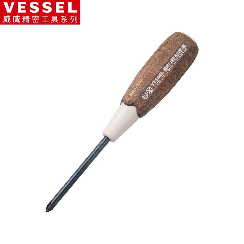 vessel威威进口防油木粉柄十字螺丝刀 no.
