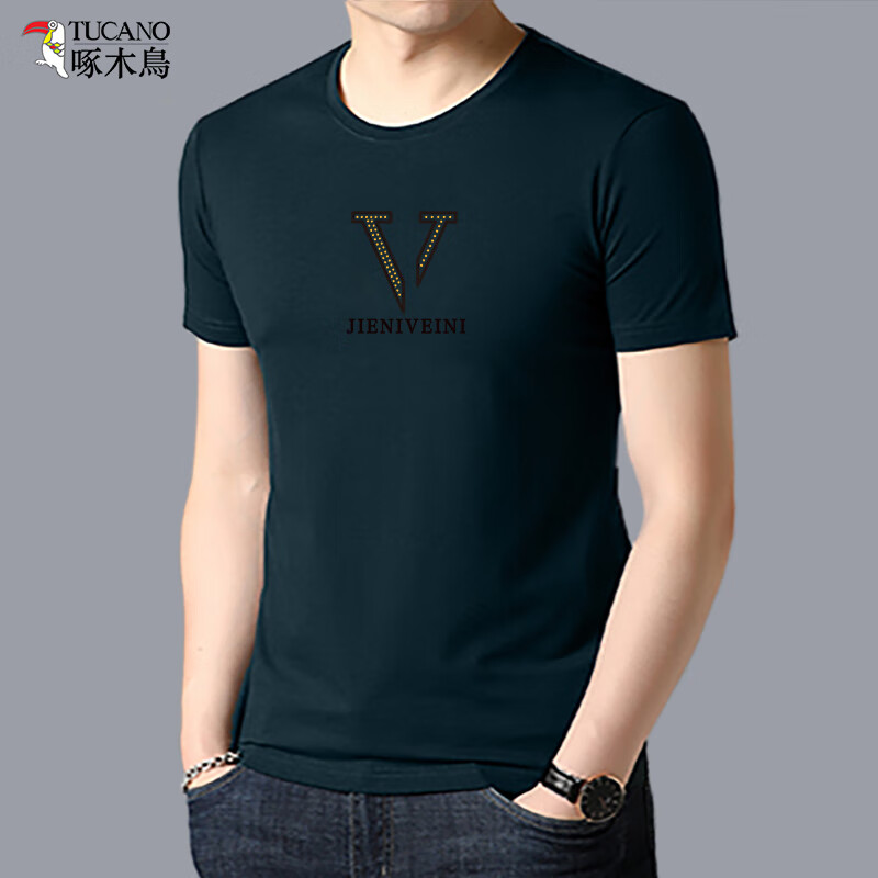 zmnv字母短袖-绿色品牌旗舰服饰 165/m建议90-115斤品牌旗舰服饰