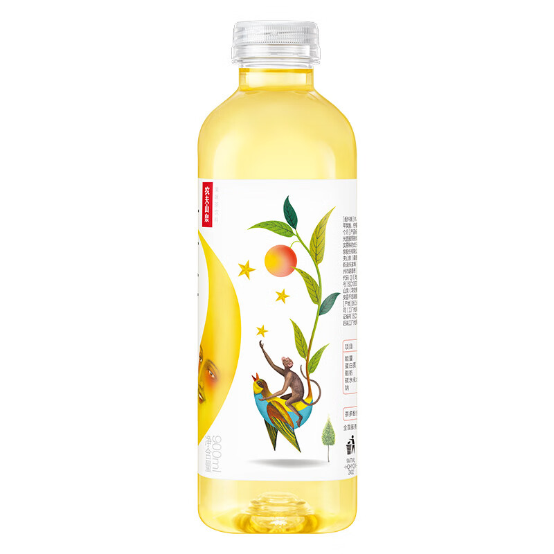 农夫山泉茶π（茶派）茶饮料 蜜桃乌龙茶900ml*12瓶 整箱装