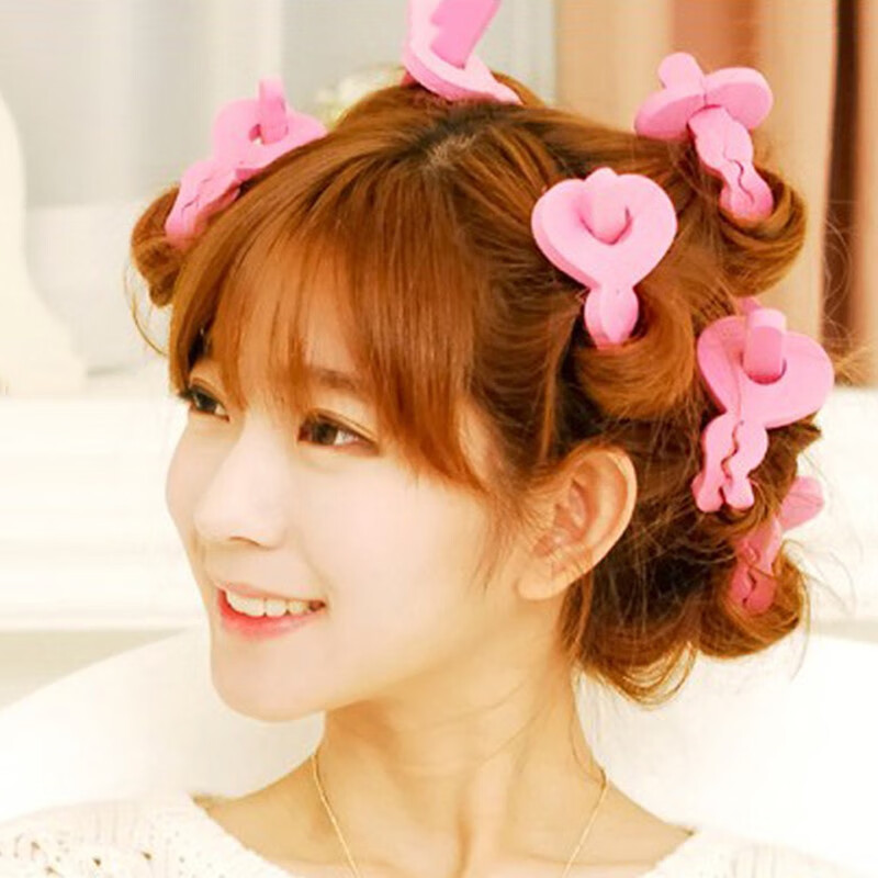 伊洛芙卷发神器睡眠卷发器头发固定卷蓬松海绵卷发棒编八字空气刘海发