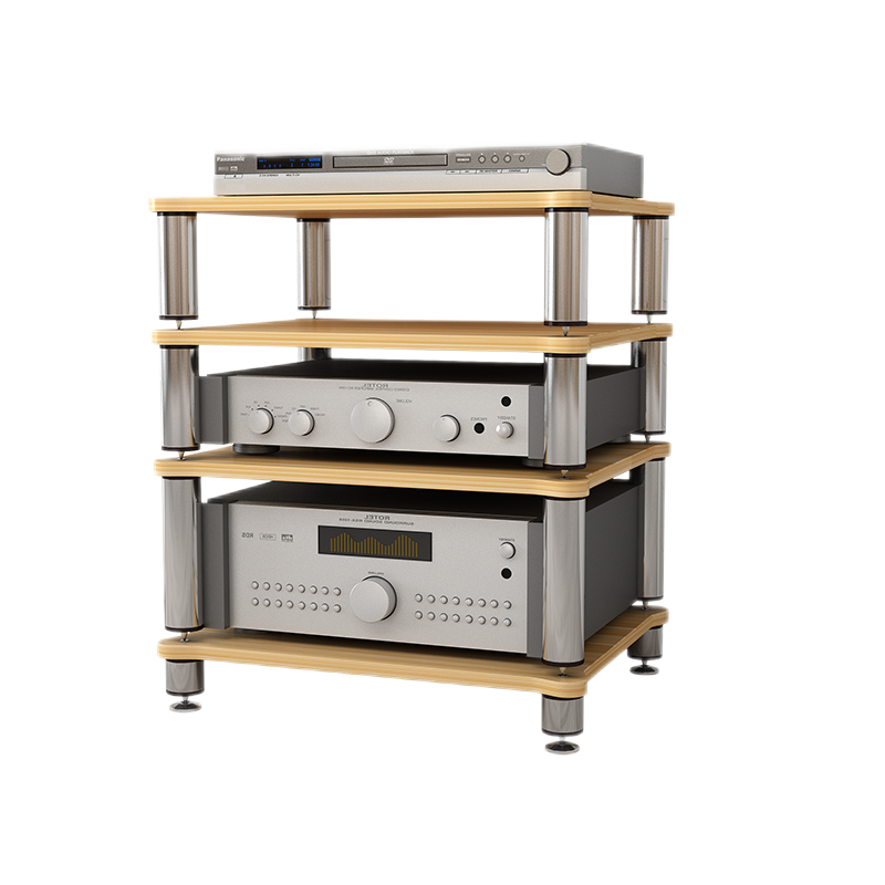 煕沐瞳 hifi功放柜功放机架功放架音响柜影音器材架避震架电视柜脚钉脚架 四层分体避震款 下单请备注颜色